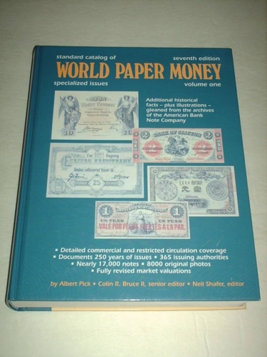 9780873412087-Standard Catalog of World Paper Money: Special Issues. Volume one: