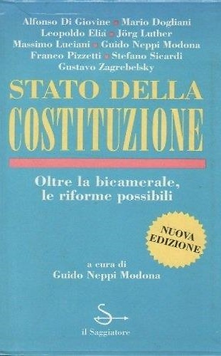 9788842806639-Stato della Costituzione. Aggiornamento 1998.
