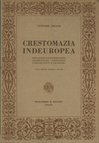 Crestomazia Indeuropea.