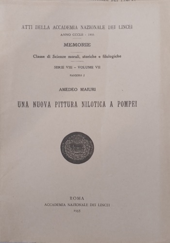 Una nuova pittura nilotica a Pompei.