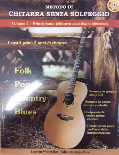 9782952171014-Metodo di chitarra senza solfeggio. Vol.I: principiante (chitarra acustica o ele