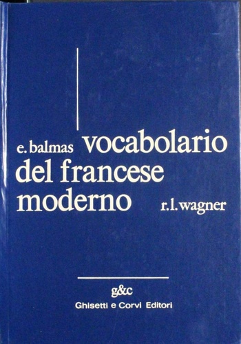 Vocabolario del francese moderno.