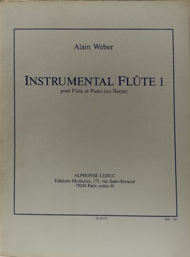 Instrumental Flute 1 pour Flute et Piano (ou Harpe).