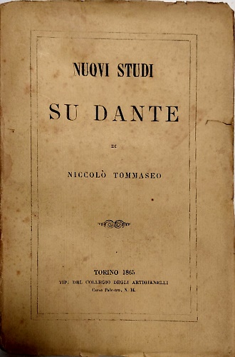 Nuovi studi su Dante.