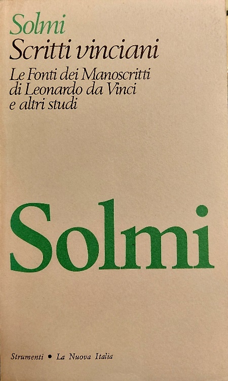 9788822119254-Scritti vinciani. Le Fonti dei Manoscritti di Leonardo da Vinci e altri studi.