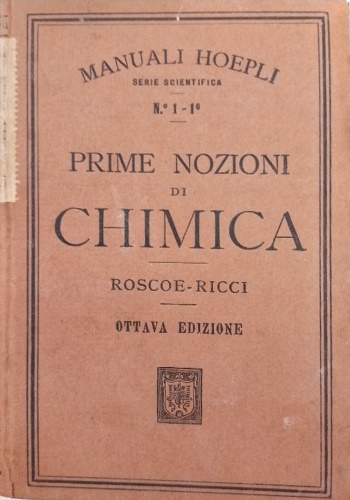 Prime nozioni di Chimica.
