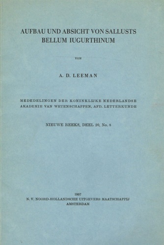 Aufbau und absicht von Sallusts bellum Iugurthinum.