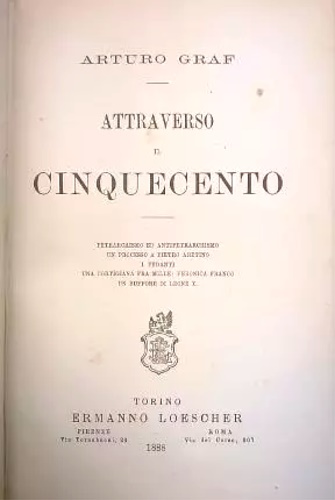 Attraverso il Cinquecento.