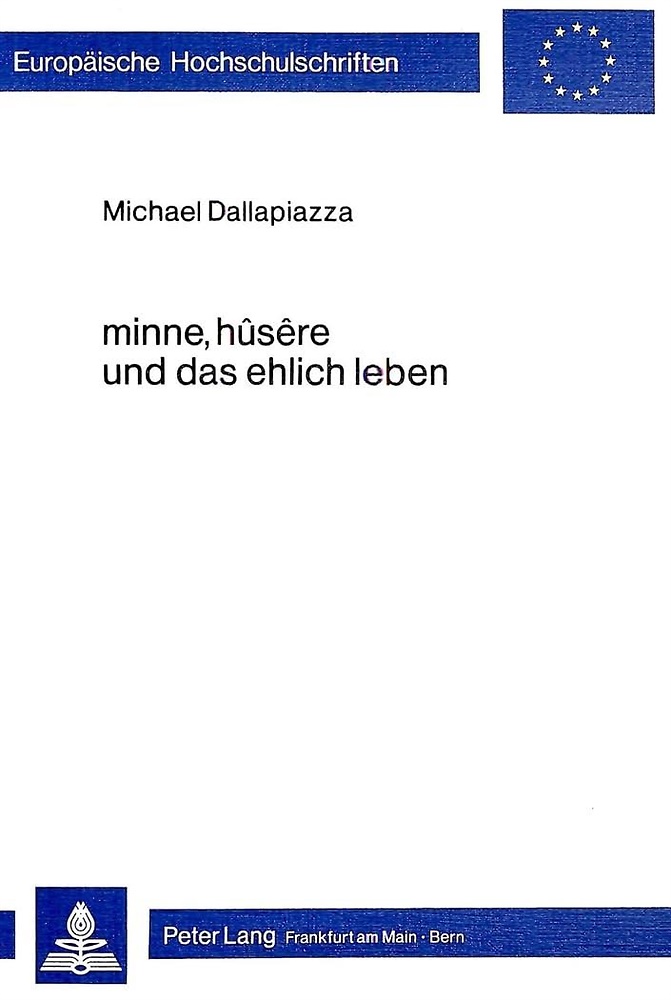 9783820459517-Minne, hûsêre und das ehlich leben: Zur Konstitution bürgerlicher Lebensmuster i