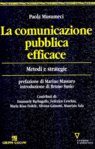9788883354380-La comunicazione pubblica efficace. Metodi e strategie.