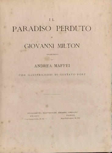 Il Paradiso Perduto.