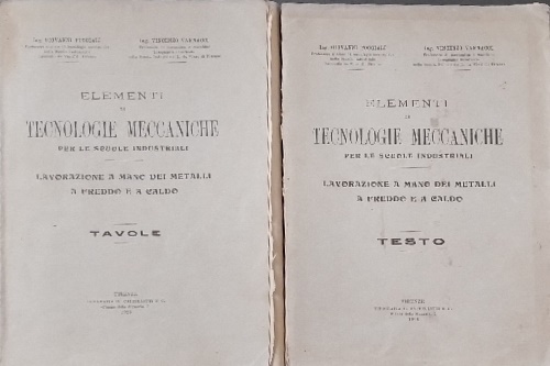 Elementi di tecnologie meccaniche.
