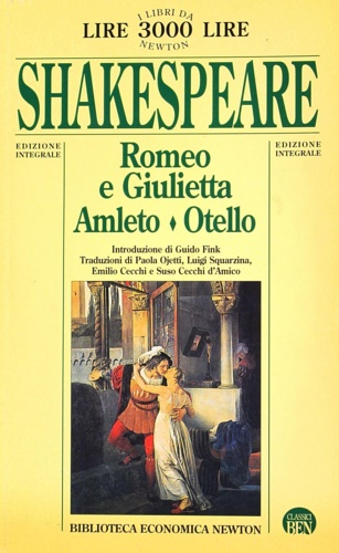 9788881836314-Romeo e Giulietta. Amleto. Otello.