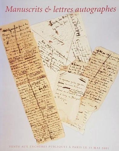 Manuscrits & Lettres Autographes.