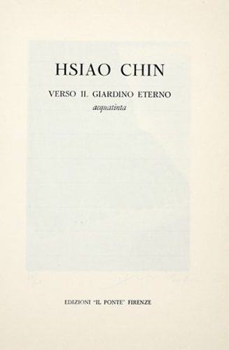 Hsiao Chin. La molteplicità della vita nella semplicità di un gesto.