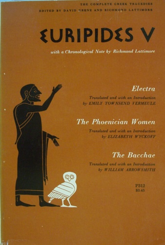 9780226307848-The Complete Greek Tragedies. Electra. The Phoenician Women. The Bacchae.