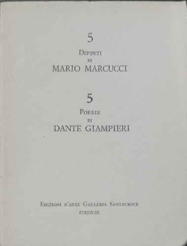 5 dipinti di Mario Marcucci.