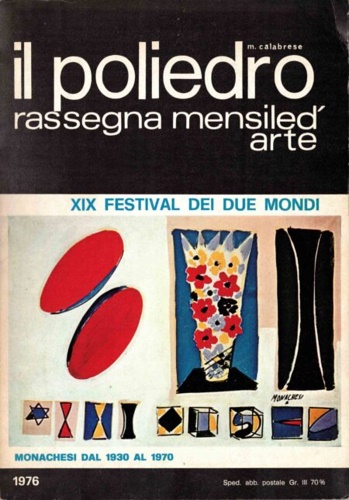 Numero  della rivista Il Poliedro – XIX Festival dei Due Mondi di Spoleto – 1976