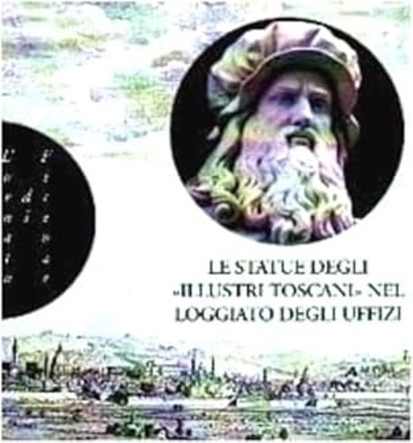 9788881253135-Statue degli «Illustri toscani» nel loggiato degli Uffizi.