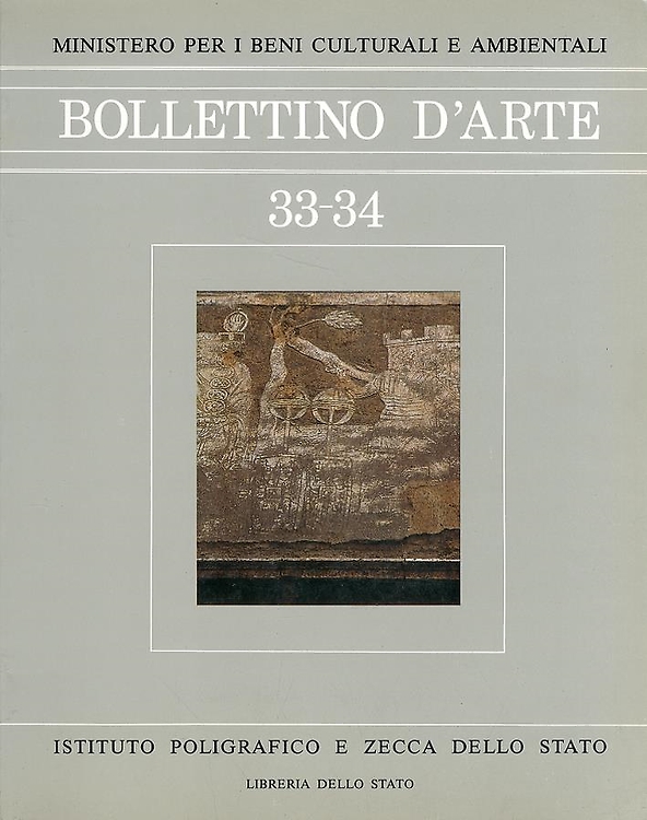 Bollettino d'arte. N.33-34.