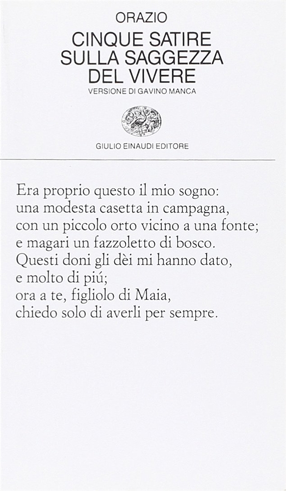 9788806123673-Cinque Satire sulla Saggezza del Vivere.