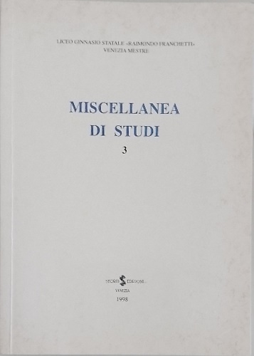 Miscellanea di Studi 3.