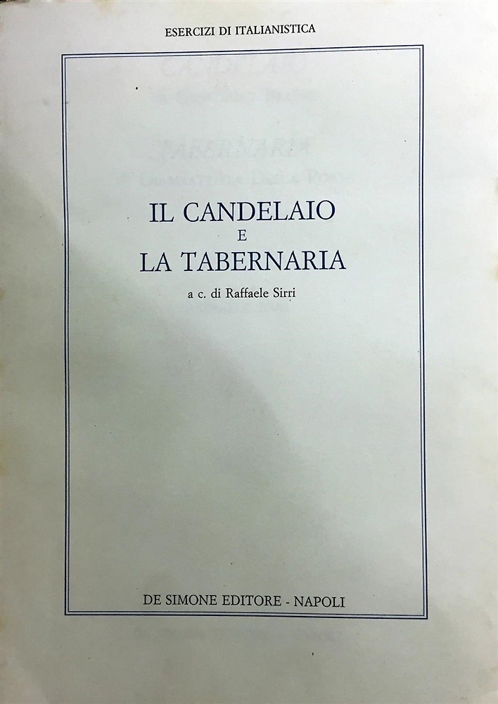 Il Candelaio e la Tabernaria.