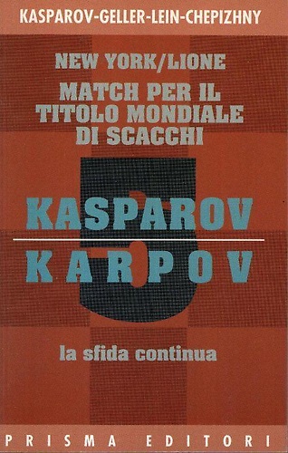 Match per il titolo mondiale di scacchi. New York. Kasparov Karpov. La sfida con