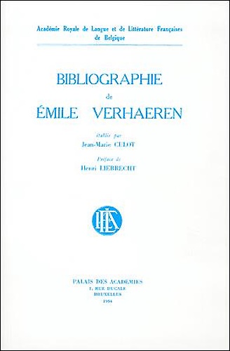 Bibliographie de Emile Verhaeren.