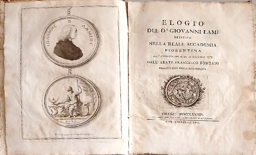 Elogio del dr. Giovanni Lami recitato nella reale accademia fiorentina nell'adun