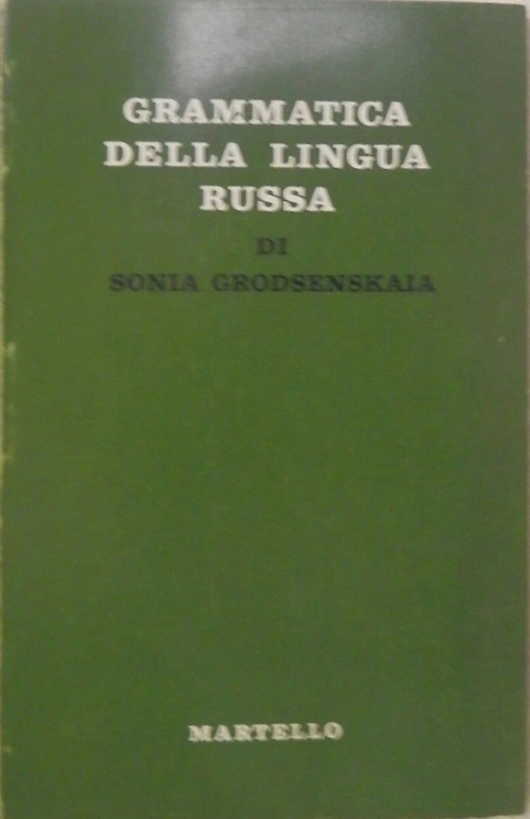 Grammatica della lingua russa.