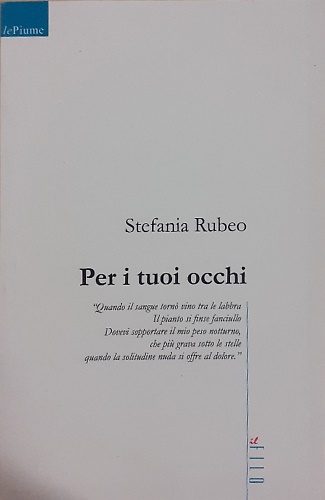 9788878428621-Per i tuoi occhi.