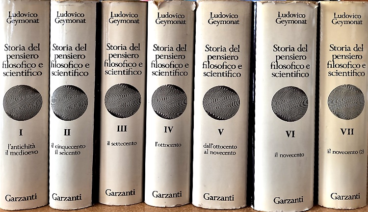 Storia del pensiero filosofico e scientifico.