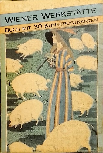 9783880593978-Wiener Werkstatte. buch mit 30 Kustpostkarten.