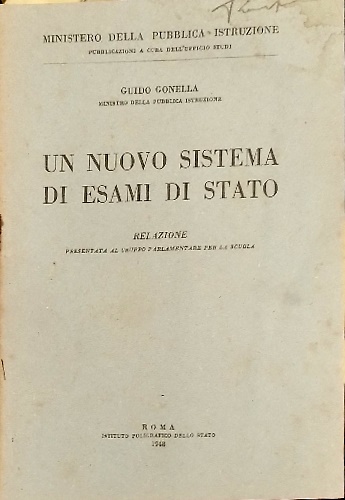 Un nuovo sistema di stato.