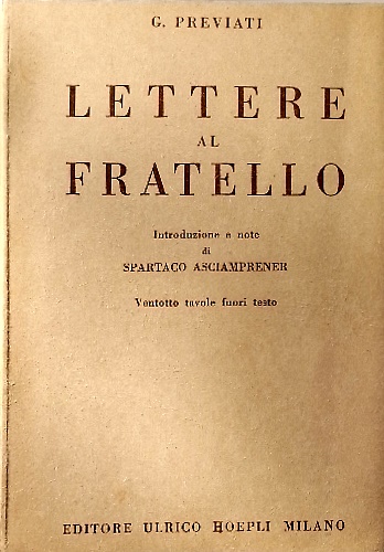 Lettere al fratello.