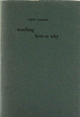 Watching how or why.