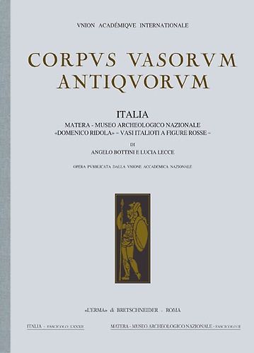 9788891311375-Corpus Vasorum Antiquorum. Italia, 82. Fasc. II. Matera - Museo Archeologico Naz