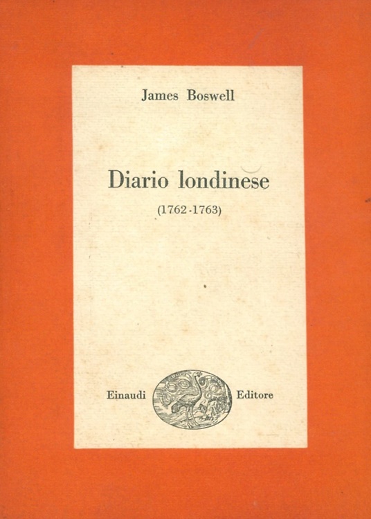 Diario londinese 1762-1763.