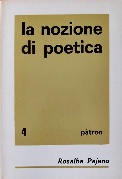 La nozione di poetica.