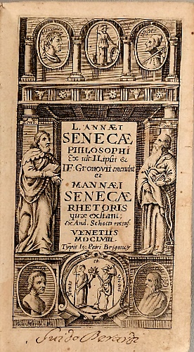 L. Annaei Senecae Philosophi ex ult I. Lipsii et F. Gronovii emendat et M. Annae