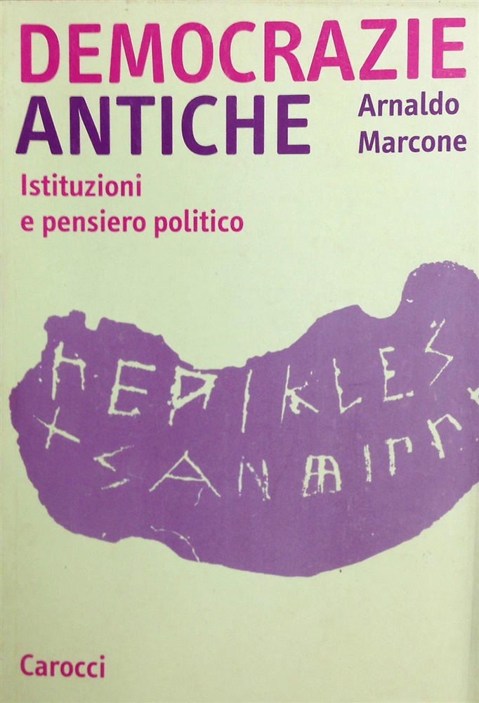 9788843021758-Democrazie antiche. Istituzioni e pensiero politico.