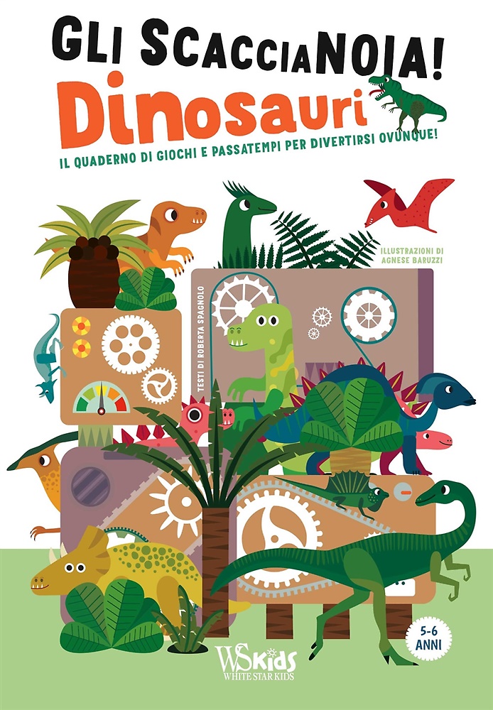 9788854051928-Dinosauri. Il quaderno di giochi e passatempi per divertirsi ovunque! Gli scacci