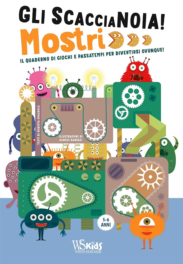 9788854051911-Mostri. Il quaderno di giochi e passatempi per divertirsi ovunque! Gli scacciano