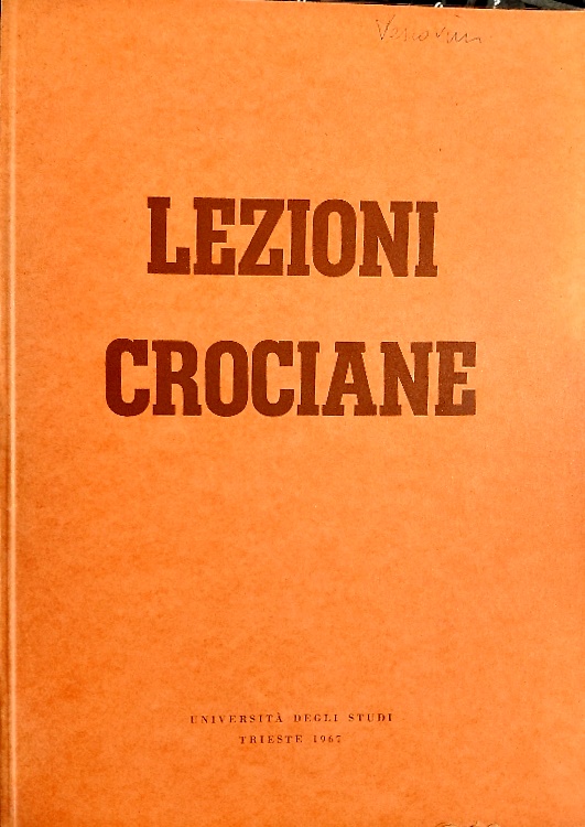 Lezioni crociane.