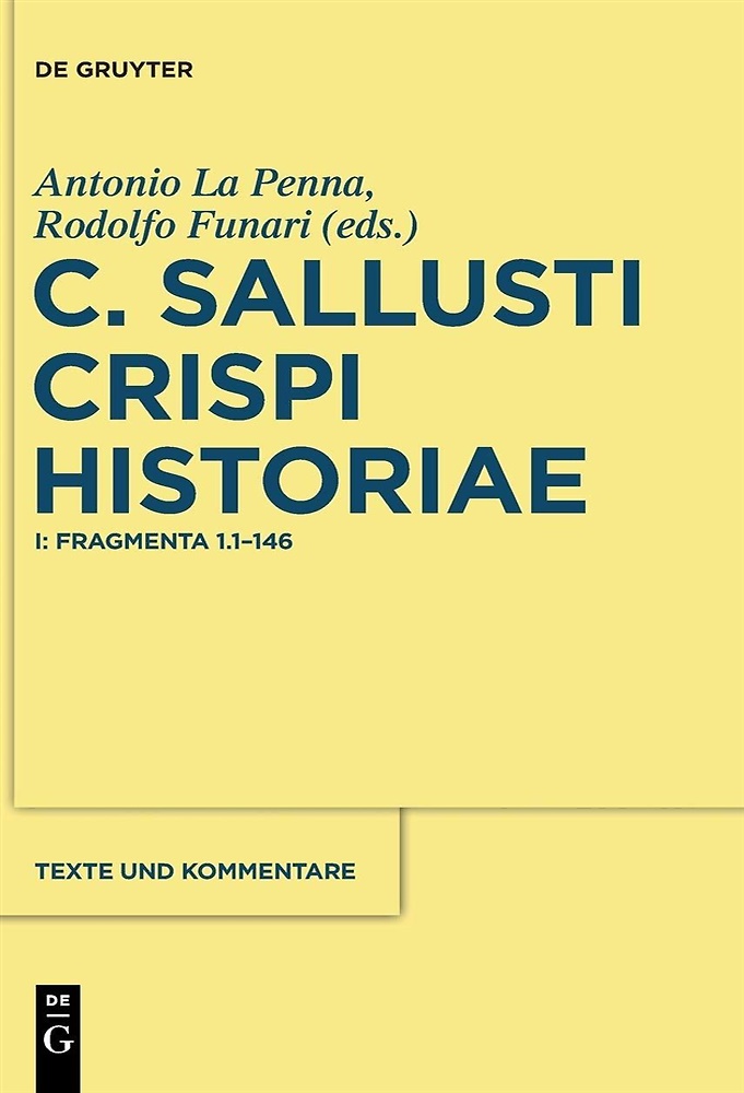 9783110195668-C. Sallusti Crispi Historiae: I: Fragmenta 1.1-146.