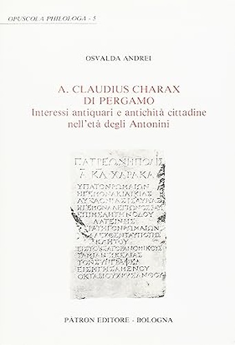 9788855519151-A. Claudius Charax di Pergamo.