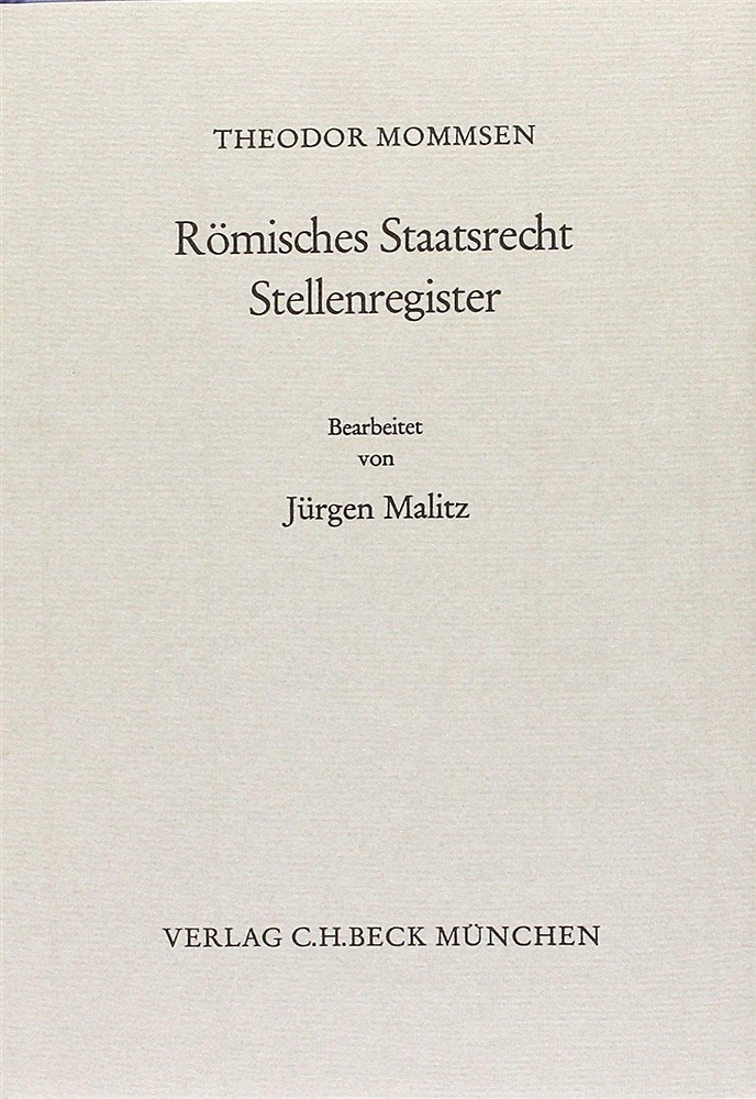 9783406073564-Römisches Staatsrecht: Stellenregister.