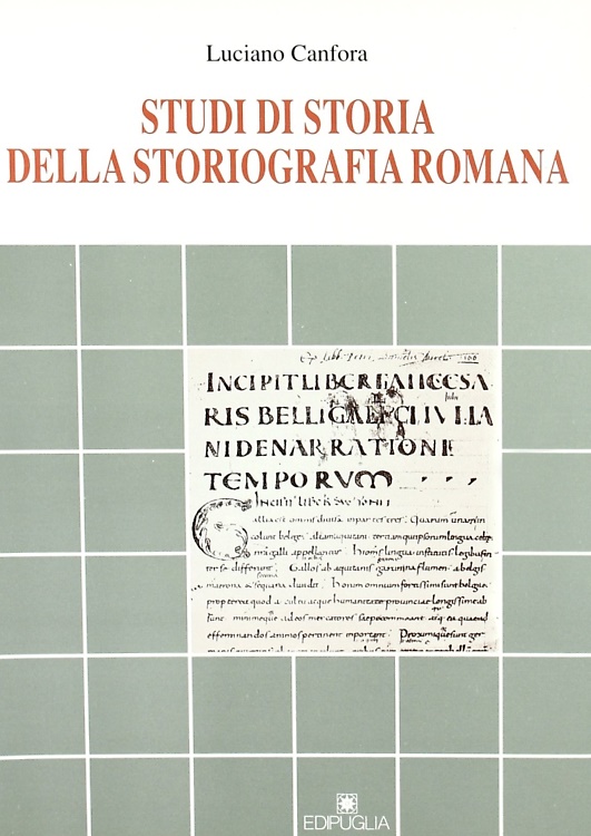 9788872281147-Studi di storia della storiografia romana.