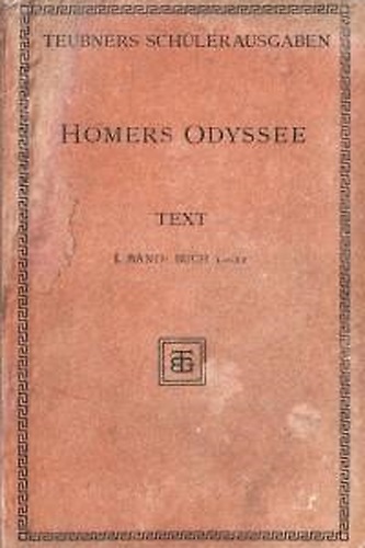 Die Gedichte Homers. Erster Teil. Die Odyssee. Text. Band 1, Buch 1-12.